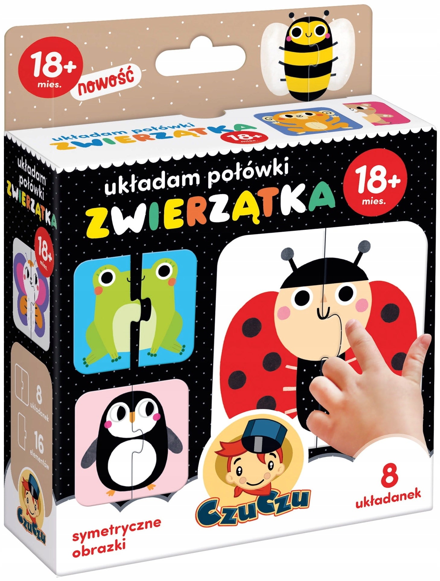 CzuCzu Układam Połówki Zwierzątka 18m+