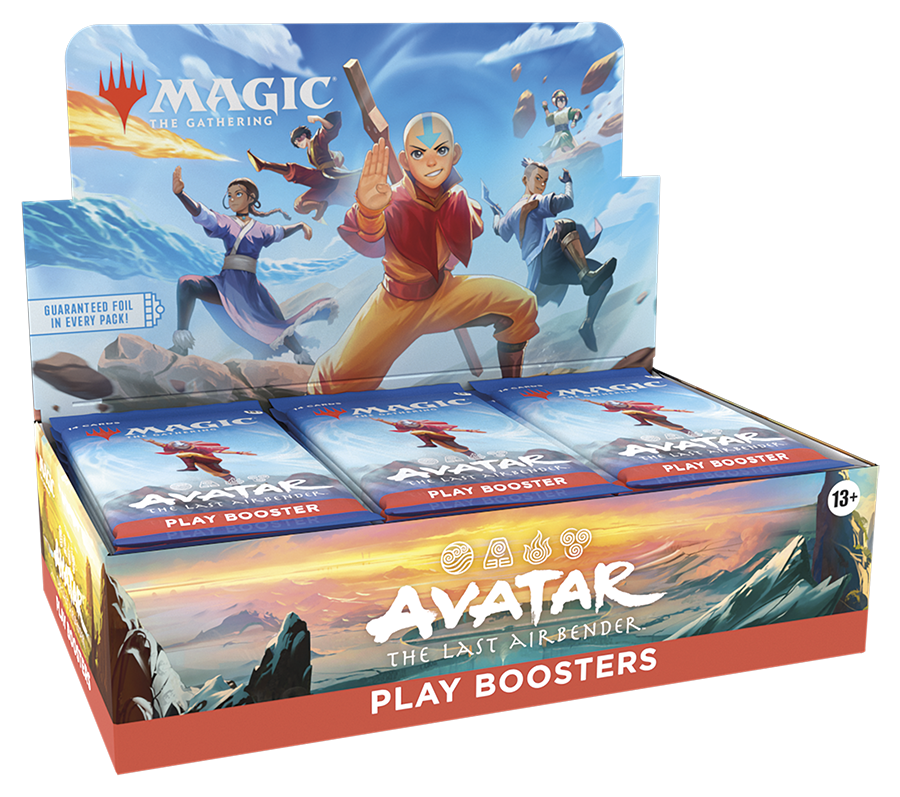 MTG Avatar: the last airbender play booster display
