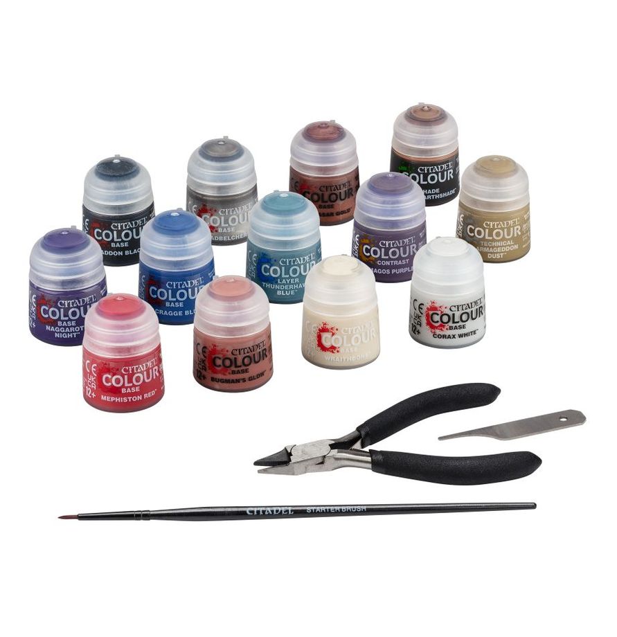 GW 60-12 Warhammer 40000 Paints + Tools set