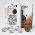 QW SWGE01 Witcher Dice Set Geralt - Biały Wilk
